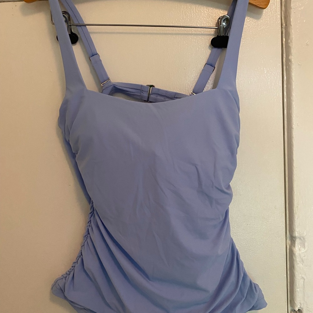 Athleta bra cup Squareneck Tankini Size 36 B/C NWOT